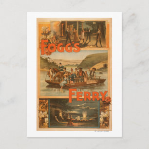 Foggs färja av Chas. E. Callahan Theater Vykort