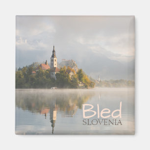 Foggy Bled Sjö solöks textmagnet Magnet