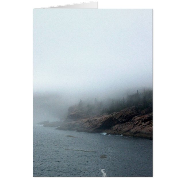 Foggy Day Hälsningskort (Framsidan)