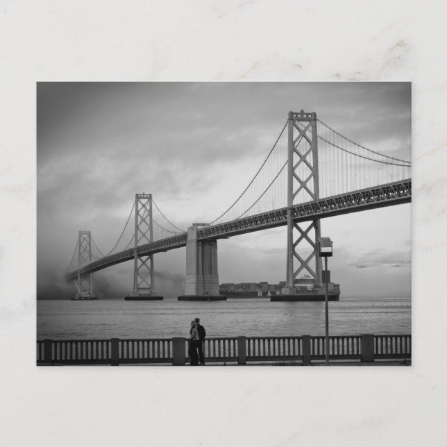 Foggy Day on Bay Vykort (Framsida)