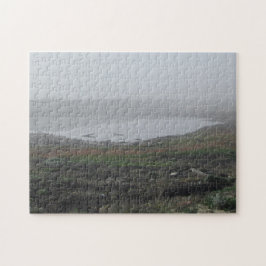 Foggy Ligcape Inlet Bassäng Kalifornien Väster Kus Pussel