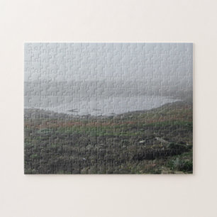 Foggy Ligcape Inlet Bassäng Kalifornien Väster Kus Pussel
