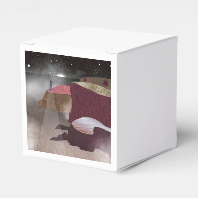 Foggy Lighthouse Presentaskar (Framsidan Sidan)