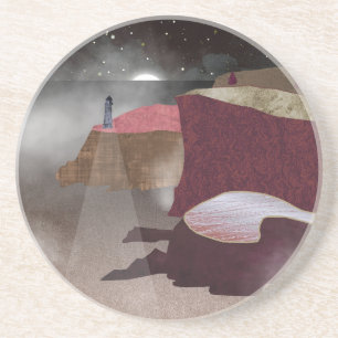 Foggy Lighthouse Underlägg
