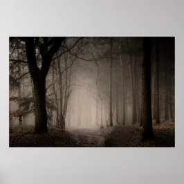 Foggy Morgel Rushmere Land Park (0856) Poster