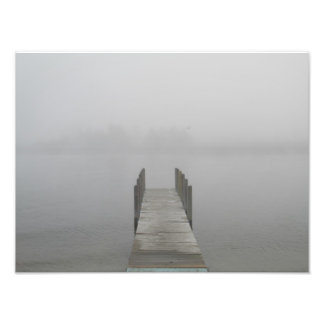 Foggy-morgon Fototryck