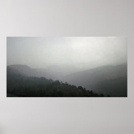 Foggy Morgon, Hett Vår nationalpark, Arkansas Poster