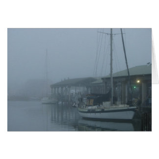Foggy Morgon i Port Mansfield OBS Kort