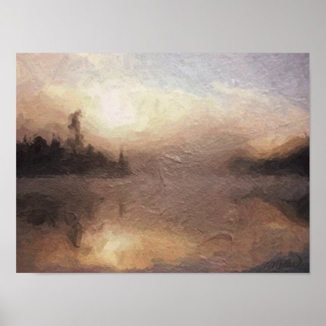 Foggy Morgon Poster (Framsidan)