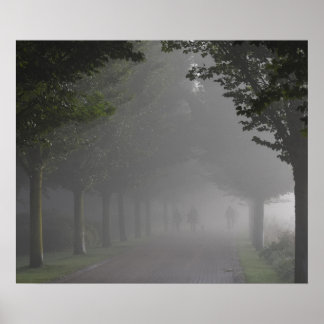 Foggy Morgon Poster