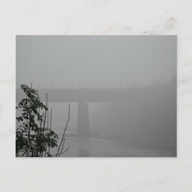 Foggy Morgon Vykort (Framsida)