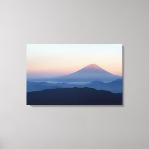 Foggy Morning Mount Fuji Canvastryck