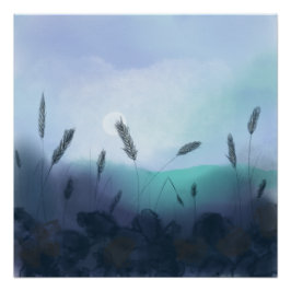 Foggy morning  perfect poster