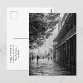 Foggy morse promenad Jackson Square Vykort