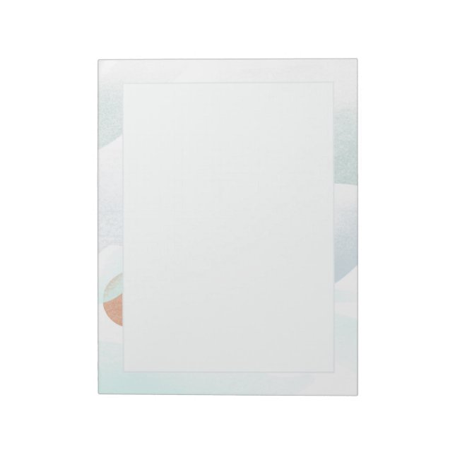 Foggy Mountain View Anteckningsblock (Roterad)