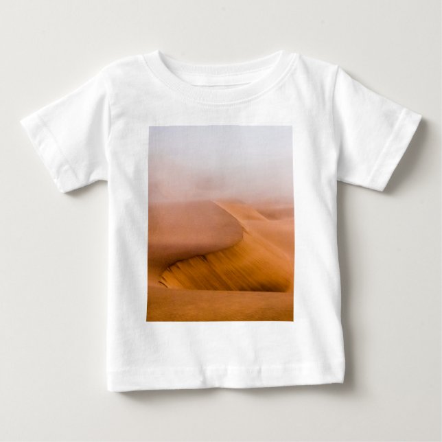 Foggy Namib Desert T Shirt (Framsida)