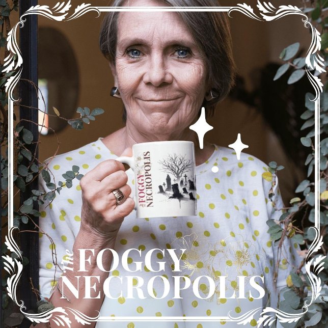 Foggy Necropolis Kaffemugg (The Foggy Necropolis cover from The Beekeeper Store)