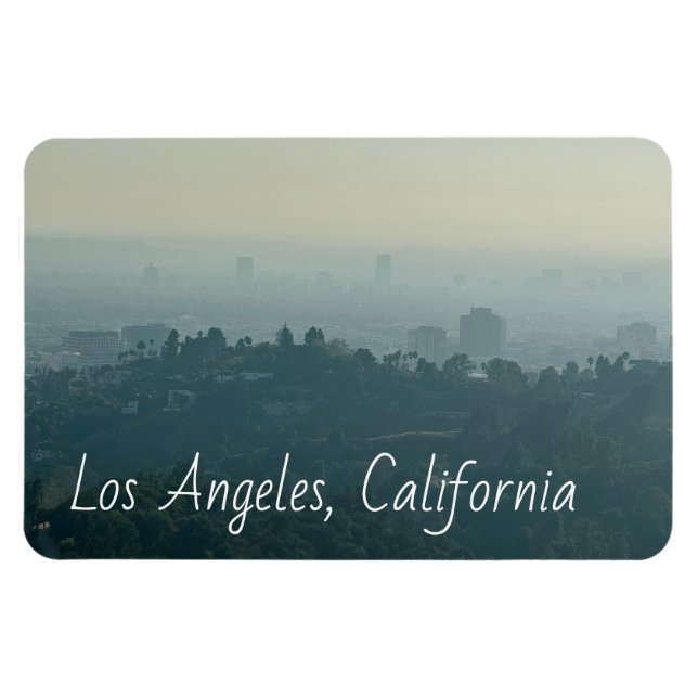 Foggy night in LA Magnet (Horisontell)