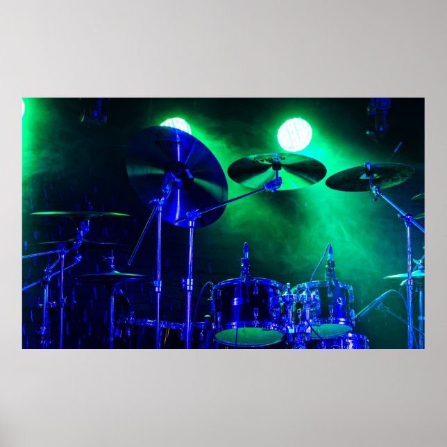 Foggy Percussion Poster (Framsidan)