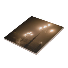 Foggy Piazza San Marco, Venedig Kakelplatta