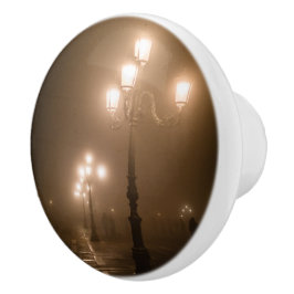 Foggy Piazza San Marco, Venedig Knopp
