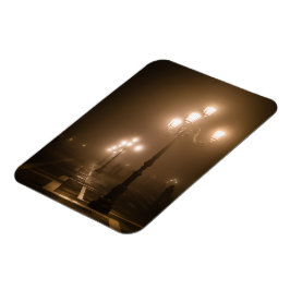 Foggy Piazza San Marco, Venedig Magnet