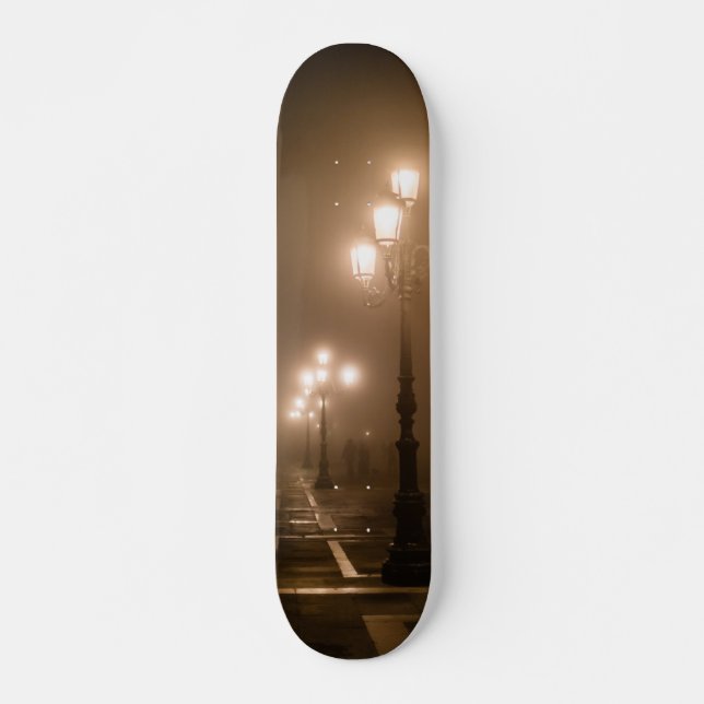 Foggy Piazza San Marco, Venedig Mini Skateboard Bräda 18,5 Cm (Framsida)