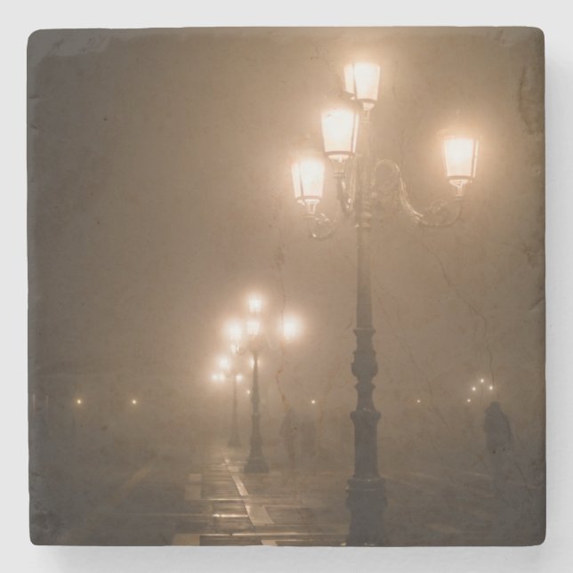 Foggy Piazza San Marco, Venedig Stenunderlägg (Framsidan)