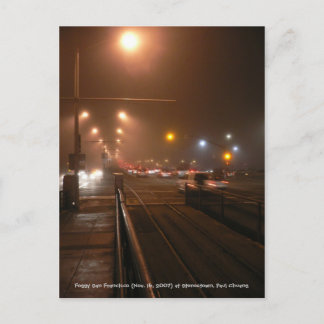 Foggy San Francisco... Vykort