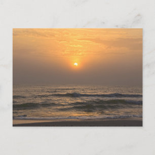 Foggy Sunset, Cape San Blas, Florida Vykort