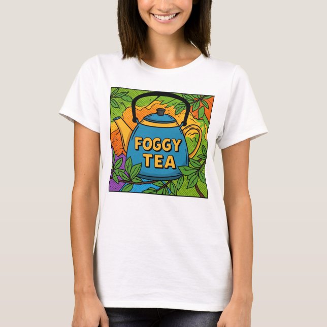 Foggy Tea-shirr T Shirt (Framsida)