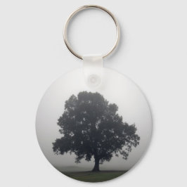 Foggy Träd Nyckelring