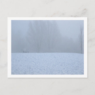Foggy-vintern Vykort
