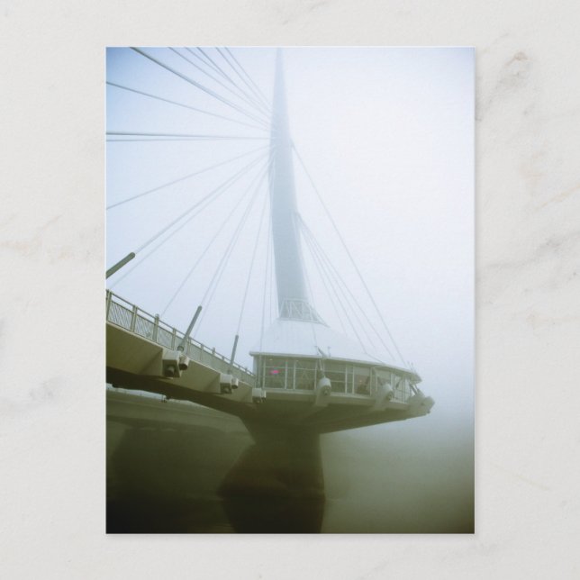 Foggy Waterfront 04 vykort (Framsida)