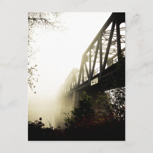 Foggy Waterfront 13 vykort (Framsida)