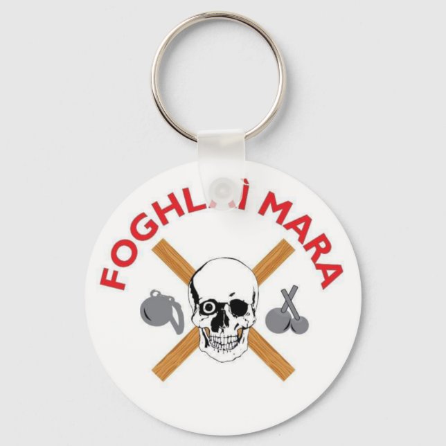 Foghlai Mara Keychain, White Nyckelring (Framsida)