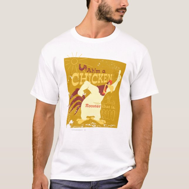 Foghorn Ah är en kyckling T-shirt (Framsida)