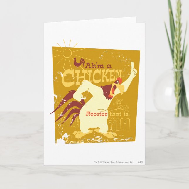 Foghorn Ah'm en kyckling Kort (Framsida)