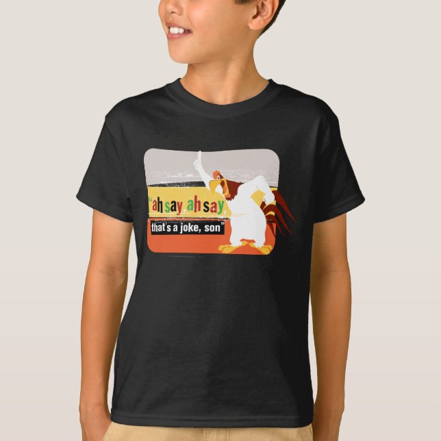 Foghorn Det är ett skämt, son T-shirt (Framsida)