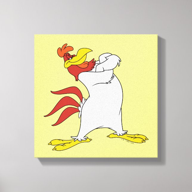 Foghorn Leghorn Arm Crossed Canvastryck (Framsida)