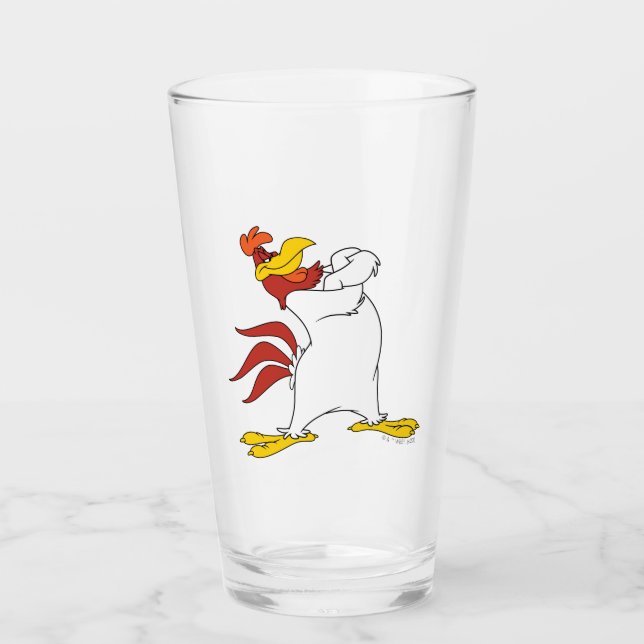 Foghorn Leghorn Arm Crossed Glaskopp (Framsida)