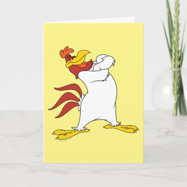 Foghorn Leghorn Arm Crossed Kort (Framsida)