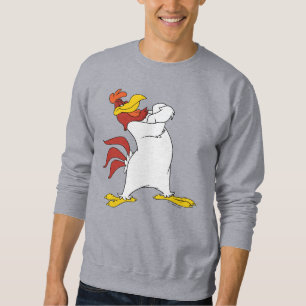 Foghorn Leghorn Arm Crossed Lång Ärmad Tröja