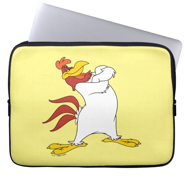 Foghorn Leghorn Arm Crossed Laptop Fodral (Framsidan)