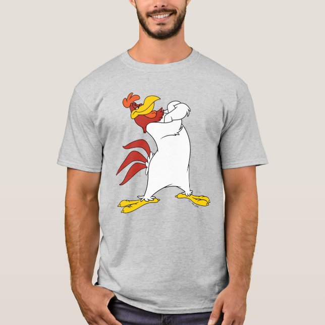 Foghorn Leghorn Arm Crossed T Shirt (Framsida)