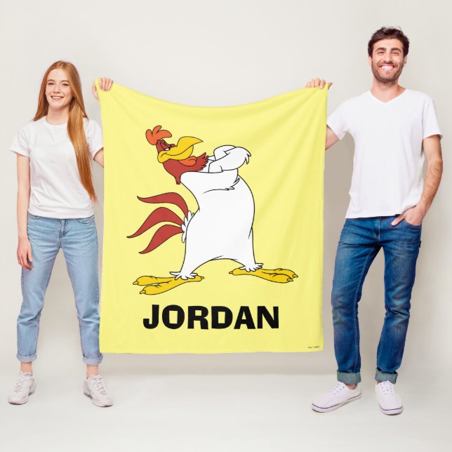 Foghorn Leghorn Armar i kors Fleecefilt (På plats)