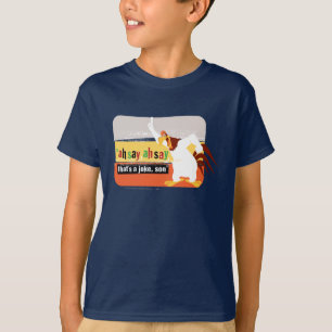 Foghorn som är ett skämt, min son t shirt