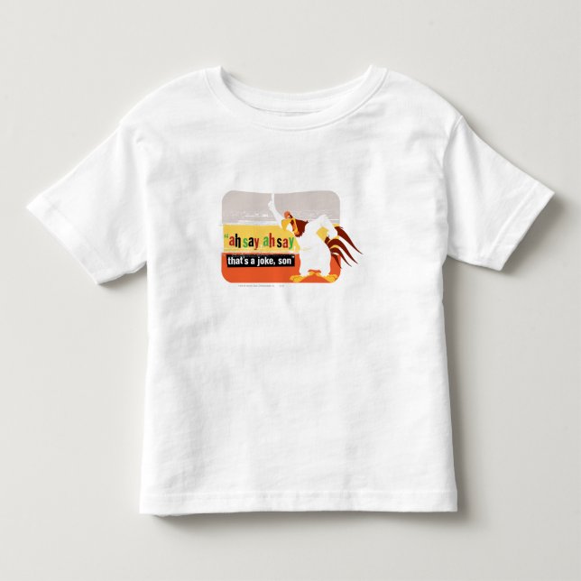 Foghorn som är ett skämt, min son t-shirt (Framsida)