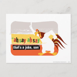 Foghorn som är ett skämt, min son vykort