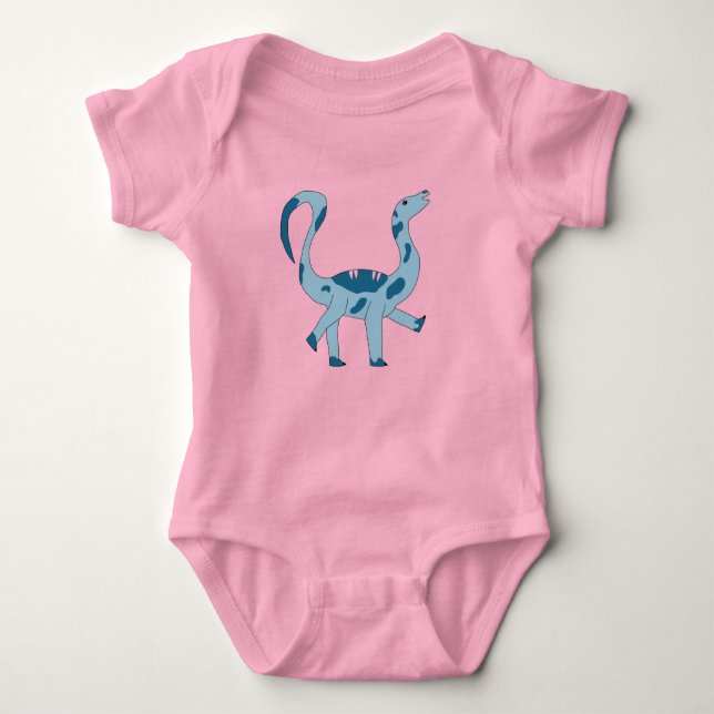 Foghorn the Apatosaurus Baby Bodysuit T Shirt (Framsida)